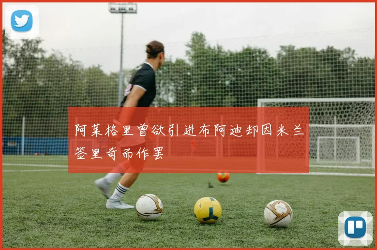 阿莱格里曾欲引进布阿迪却因米兰签里奇而作罢